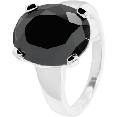 Carlo Monti Anillo de Plata de Ley con circonita, Talla 14 (17,2 mm) Carlo Monti Anillo de Plata de Ley con circonita, Talla 14 (17,2 mm)