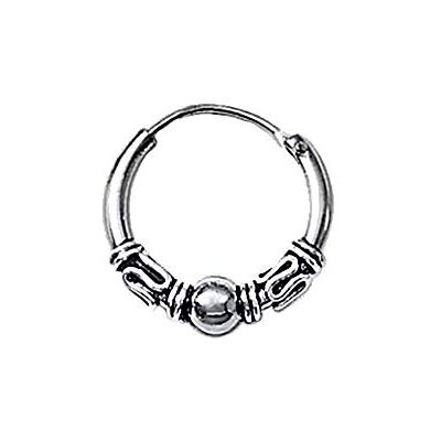 NKlaus 925 Plata Pendiente Único Celta Criollo Gótico Bali Único 16mm Pendientes de plata 925 estilo celta de Bali NKlaus 925 Plata Pendiente Único Celta Criollo Gótico Bali Único 16mm Pendientes de plata 925 estilo celta de Bali