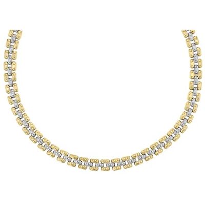 Joop! Collar de acero inoxidable para mujer, collar, parcialmente con baño de oro IP, viene en una caja de regalo de joyería. Joop! Collar de acero inoxidable para mujer, collar, parcialmente con baño de oro IP, viene en una caja de regalo de joyería.