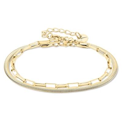 Tamaris Conjunto de pulsera para mujer, resistente al agua, de acero inoxidable, 22 cm, Acero inoxidable, No es una piedra preciosa Tamaris Conjunto de pulsera para mujer, resistente al agua, de acero inoxidable, 22 cm, Acero inoxidable, No es una piedra preciosa