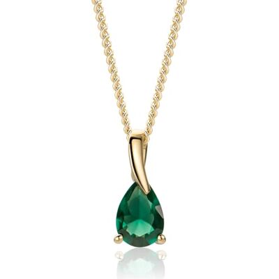 MIORE Collares Mujer, Colgante Oro Blanco/Amarillo de 9 ct 375, Gemas Zafiro/Rubí/Esmeralda/Topacio/Amatista/Aguamarina con Cadena Plata Chapada en Oro o Plata de Ley de 45 cm, Hipoalergénicos MIORE Collares Mujer, Colgante Oro Blanco/Amarillo de 9 ct 375, Gemas Zafiro/Rubí/Esmeralda/Topacio/Amatista/Aguamarina con Cadena Plata Chapada en Oro o Plata de Ley de 45 cm, Hipoalergénicos