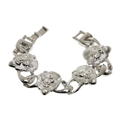 Urban Classics Accesorios Pulsera León, S/M, Acero inoxidable Urban Classics Accesorios Pulsera León, S/M, Acero inoxidable