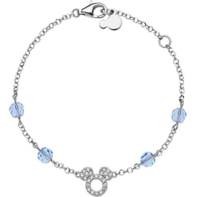 Disney Pulsera plata con figura Central que representa a Minnie Disney Pulsera plata con figura Central que representa a Minnie