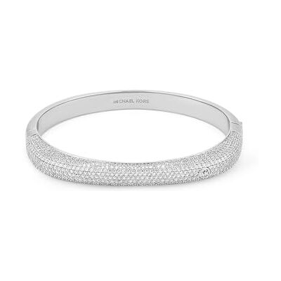 Michael Kors Premium Mujer Pulsera de latón en tono plateado, Michael Kors Premium Mujer Pulsera de latón en tono plateado,