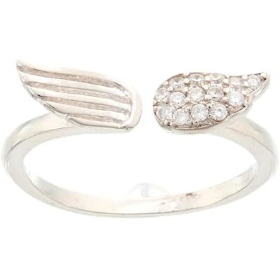 Beneto Anillo Silver Open Ring with AGG336 zircons Circuit: 56 mm Marca Beneto Anillo Silver Open Ring with AGG336 zircons Circuit: 56 mm Marca