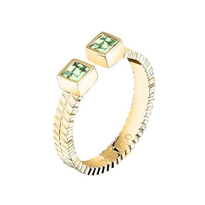 Morellato Anillo Mujer en Acero, Cristales, Abierto, Colección GIOIA, Ideas de Regalo Novia Morellato Anillo Mujer en Acero, Cristales, Abierto, Colección GIOIA, Ideas de Regalo Novia