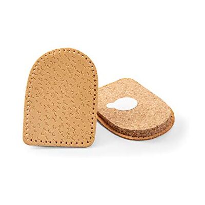 Kaps Elevación Ortopédica del Talón, Cuero y Corcho Natural, con Parte Trasera Autoadhesiva, Alivio de la Tendinitis de Tendón de Aquiles Dolor en el talón, Corled, 1 par (Hombres/EUR 40-46) Kaps Elevación Ortopédica del Talón, Cuero y Corcho Natural, con Parte Trasera Autoadhesiva, Alivio de la Tendinitis de Tendón de Aquiles Dolor en el talón, Corled, 1 par (Hombres/EUR 40-46)