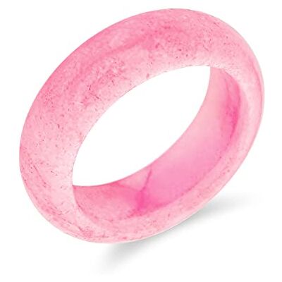 Bling Jewelry Anillo de eternidad simple apilable para mujeres y adolescentes con colores teñidos: azul rosa dorado verde piedra preciosa de jade piedra de nacimiento de agosto Bling Jewelry Anillo de eternidad simple apilable para mujeres y adolescentes con colores teñidos: azul rosa dorado verde piedra preciosa de jade piedra de nacimiento de agosto