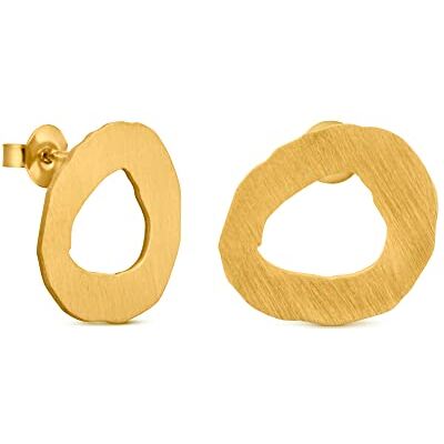 PENDIENTES DORADOS MIRÓ JEWELRY Diseñado por Joidart Colección Miró Metal con baño de oro de 24 K PENDIENTES DORADOS MIRÓ JEWELRY Diseñado por Joidart Colección Miró Metal con baño de oro de 24 K