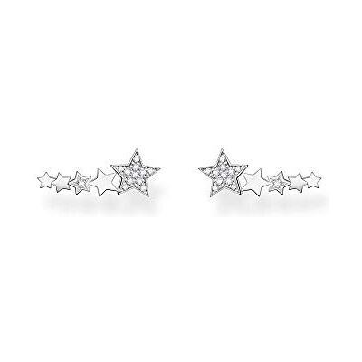 Thomas Sabo Pendientes de plata de ley 925 para mujer, diseño de estrellas Thomas Sabo Pendientes de plata de ley 925 para mujer, diseño de estrellas