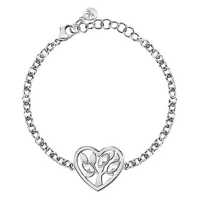 Morellato Pulsera para mujer, cápsula, colección Vita de acero, aguamarina, SAUD09, One Size, Acero aleado Morellato Pulsera para mujer, cápsula, colección Vita de acero, aguamarina, SAUD09, One Size, Acero aleado