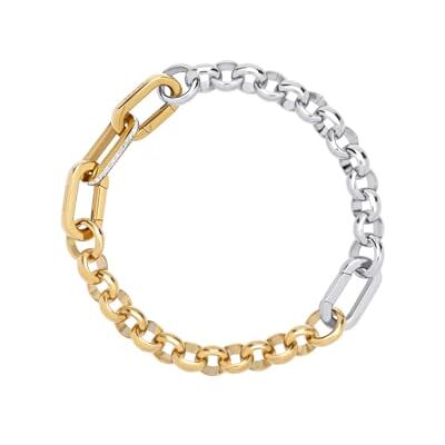 iXXXi Connect Pulsera compuesta Chloe Gold 19.5cm, 19.5cm, Acero inoxidable, No es una piedra preciosa iXXXi Connect Pulsera compuesta Chloe Gold 19.5cm, 19.5cm, Acero inoxidable, No es una piedra preciosa