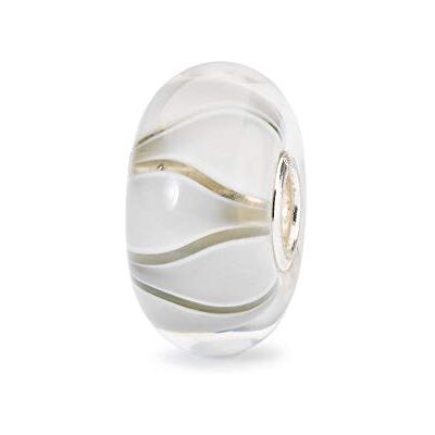 Trollbeads White Tulips Cuenta de Cristal, Talla única, Vidrio, No es una Piedra Preciosa Trollbeads White Tulips Cuenta de Cristal, Talla única, Vidrio, No es una Piedra Preciosa