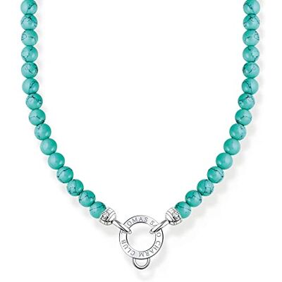 Thomas Sabo Collar con perlas azules plata chapada en oro , 40,00, Plata esterlina, No es una piedra preciosa Thomas Sabo Collar con perlas azules plata chapada en oro , 40,00, Plata esterlina, No es una piedra preciosa