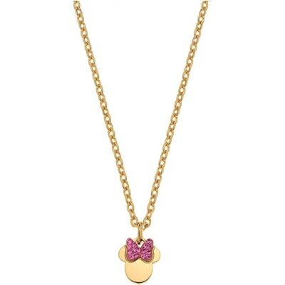 Disney Collar Minnie para niña de acero inoxidable y cristal de circonia, talla 35 + 5cm, para chicas Disney Collar Minnie para niña de acero inoxidable y cristal de circonia, talla 35 + 5cm, para chicas