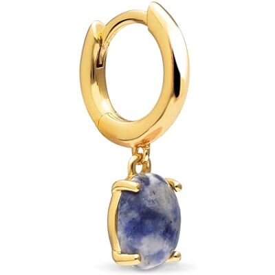 SINGULARU Pendiente suelto Mujer Catalina Stone Baño Oro Latón con baño de Oro de 18kt aporta elegancia diaria con piedra natural. SINGULARU Pendiente suelto Mujer Catalina Stone Baño Oro Latón con baño de Oro de 18kt aporta elegancia diaria con piedra natural.