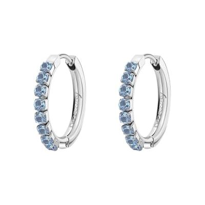 Brosway Pendientes de aro para mujer, acero inoxidable, colección Desideri – BEIE018, Ø 21,5 mm, acero inoxidable, circonita cúbica Brosway Pendientes de aro para mujer, acero inoxidable, colección Desideri – BEIE018, Ø 21,5 mm, acero inoxidable, circonita cúbica