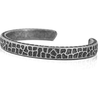 Akitsune Terra Brazalete Martillado Antiguo Mujer Mujer Hombre Acero Inoxidable Pulsera Rústico- Plata Negro Latón Akitsune Terra Brazalete Martillado Antiguo Mujer Mujer Hombre Acero Inoxidable Pulsera Rústico- Plata Negro Latón