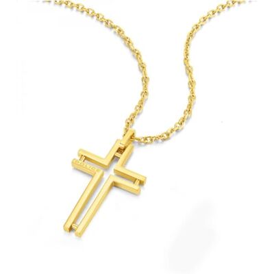 Police JEWELLERY pilas FRAMED GOLD NECKLACE : Oro C Police JEWELLERY pilas FRAMED GOLD NECKLACE : Oro C