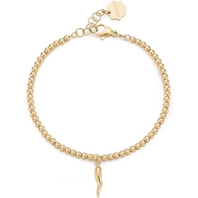 Brosway Pulsera de mujer de acero con símbolo de cuerno, pulsera mujer colección Chakra – BHKB207 Brosway Pulsera de mujer de acero con símbolo de cuerno, pulsera mujer colección Chakra – BHKB207