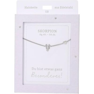 Depesche Collar para mujer con colgante de corazón, color plateado o dorado, 42-47 cm, ajustable, en diferentes variantes con símbolos, letras o signos del zodiaco, Filigran, Acero inoxidable, No es Depesche Collar para mujer con colgante de corazón, color plateado o dorado, 42-47 cm, ajustable, en diferentes variantes con símbolos, letras o signos del zodiaco, Filigran, Acero inoxidable, No es