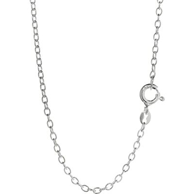 NKlaus collar 80cm anchorchain redonda de plata 925 1,8mm de ancho señoras cadena de plata NKlaus collar 80cm anchorchain redonda de plata 925 1,8mm de ancho señoras cadena de plata
