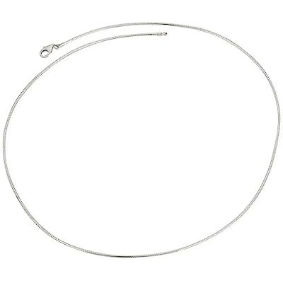 NKlaus Plata de Ley 925 Collar Omega Tonda 40cm 4,2g Grosor 1,20mm Ancho NKlaus Plata de Ley 925 Collar Omega Tonda 40cm 4,2g Grosor 1,20mm Ancho