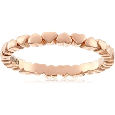 Beneto Anillo Gold-Plated Silver Ring with Hearts AGG344-ROSE Circuit: 51 mm Marca Beneto Anillo Gold-Plated Silver Ring with Hearts AGG344-ROSE Circuit: 51 mm Marca
