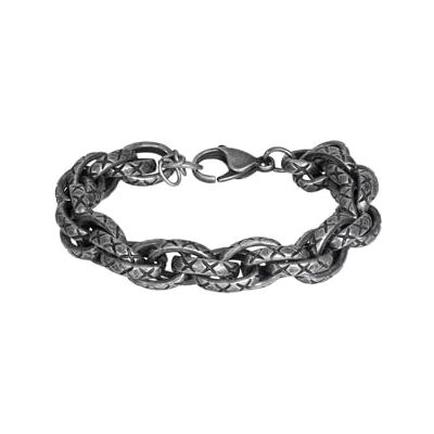 iXXXi Hombres Pulsera de acero inoxidable para hombre, One-Size, Acero inoxidable, No es una piedra preciosa iXXXi Hombres Pulsera de acero inoxidable para hombre, One-Size, Acero inoxidable, No es una piedra preciosa