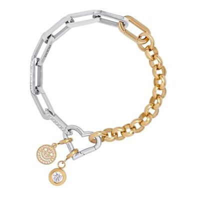 iXXXi Connect Pulsera compuesta Milou Plata 19.5cm, 19.5cm, Acero inoxidable, No es una piedra preciosa iXXXi Connect Pulsera compuesta Milou Plata 19.5cm, 19.5cm, Acero inoxidable, No es una piedra preciosa