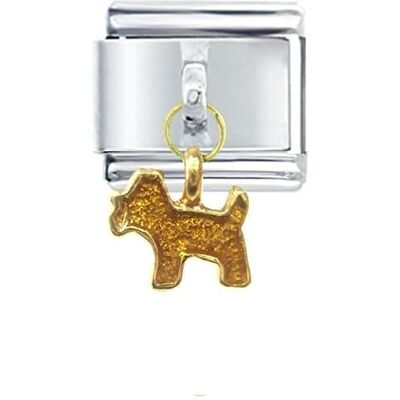 Quiges Dije Acero Inoxidable Link 9mm compatible con pulseras del estilo de Nomination # Quiges Dije Acero Inoxidable Link 9mm compatible con pulseras del estilo de Nomination #