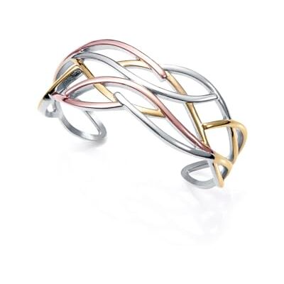 Viceroy Fashion Pulsera Mujer – Ondas, Acero Dorado/Rosa, Chic, 6cm Viceroy Fashion Pulsera Mujer – Ondas, Acero Dorado/Rosa, Chic, 6cm