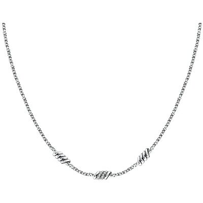 Morellato Collar de Mujer en Acero, Cristales, Colección Torchon SAWZ03 Morellato Collar de Mujer en Acero, Cristales, Colección Torchon SAWZ03