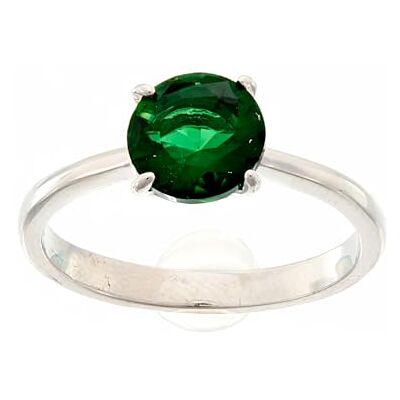 Brilio Silver Anillo Timeless Silver Ring with Green Zircon RI057WG Circuit: 58 mm Marca Brilio Silver Anillo Timeless Silver Ring with Green Zircon RI057WG Circuit: 58 mm Marca