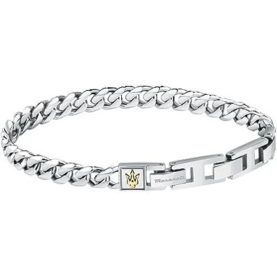 Maserati Iconic Pulsera Hombre de Acero, IP YG Maserati Iconic Pulsera Hombre de Acero, IP YG