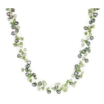 Valero Pearls Collar para Mujer Plata de ley 925 Perlas de agua dulce de cultivo Cadena de perlas Valero Pearls Collar para Mujer Plata de ley 925 Perlas de agua dulce de cultivo Cadena de perlas