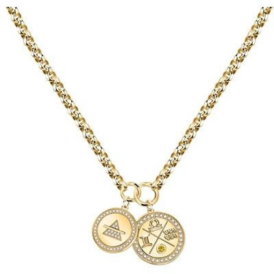 Morellato Cosmo Collar de mujer Capsule Collection de acero, cristales – SAUM09, Acero aleado, Gold Morellato Cosmo Collar de mujer Capsule Collection de acero, cristales – SAUM09, Acero aleado, Gold