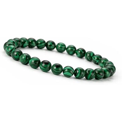Unique Pulsera de malaquita chakra para hombre y mujer, pulsera de perlas de 8 mm, piedra natural, pulsera de bolas, piedras curativas, yoga, meditación Unique Pulsera de malaquita chakra para hombre y mujer, pulsera de perlas de 8 mm, piedra natural, pulsera de bolas, piedras curativas, yoga, meditación
