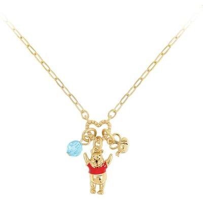 Disney Winnie the Pooh Collar de miel chapado en oro Disney Winnie the Pooh Collar de miel chapado en oro
