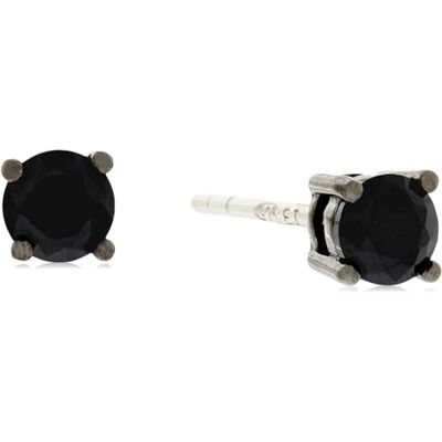 Amen Pendientes, (P) Diamonds, BRINCOS Silver 4mm, Prata 925 (0,6GR), Diamante Marca Amen Pendientes, (P) Diamonds, BRINCOS Silver 4mm, Prata 925 (0,6GR), Diamante Marca