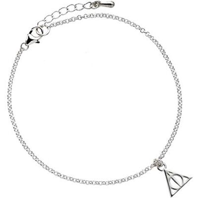 Harry Potter Pulsera de Plata de Ley de las Reliquias de la Muerte Harry Potter Pulsera de Plata de Ley de las Reliquias de la Muerte