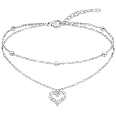 Amberta Pulsera Tobillo Mujer Tobillera Acero Inoxidable Mujer Joyas Boho Cadena Ajustable Corazón Serpiente Bolas Amberta Pulsera Tobillo Mujer Tobillera Acero Inoxidable Mujer Joyas Boho Cadena Ajustable Corazón Serpiente Bolas