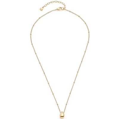JEWELS BY LEONARDO Ciao Clothilde Collar de Acero Inoxidable Dorado con Colgante de Gota Maciza, 42-47 cm de Longitud, Regalo para Mujer JEWELS BY LEONARDO Ciao Clothilde Collar de Acero Inoxidable Dorado con Colgante de Gota Maciza, 42-47 cm de Longitud, Regalo para Mujer