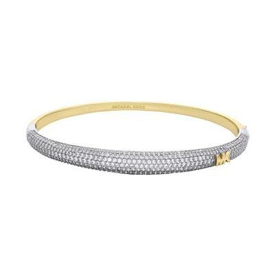 Michael Kors Premium Pulsera mujer de latón en tono dorado, Michael Kors Premium Pulsera mujer de latón en tono dorado,