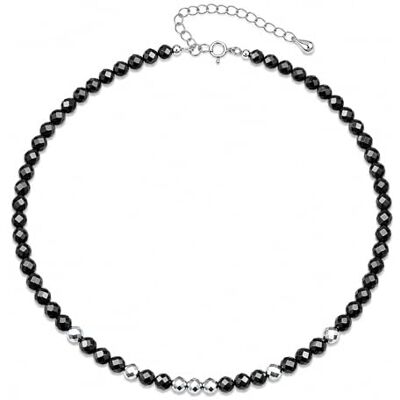 Unique Collar único de piedras preciosas auténticas Choker de 38 cm corto, chakra, perlas ficticias, Ø 4 mm, cadena de perlas de calidad por joyero Unique Collar único de piedras preciosas auténticas Choker de 38 cm corto, chakra, perlas ficticias, Ø 4 mm, cadena de perlas de calidad por joyero