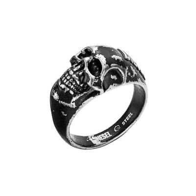 Diesel Hombre Anillos nuggets de acero inoxidable, P Diesel Hombre Anillos nuggets de acero inoxidable, P