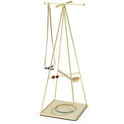 Umbra Prisma Soporte para joyería, Dorado Umbra Prisma Soporte para joyería, Dorado