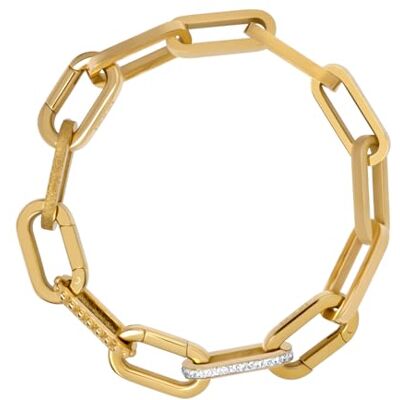 iXXXi Connect Pulsera compuesta Ciara Oro 17.5cm, 17.5cm, Acero inoxidable, No es una piedra preciosa iXXXi Connect Pulsera compuesta Ciara Oro 17.5cm, 17.5cm, Acero inoxidable, No es una piedra preciosa