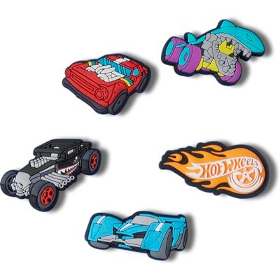 Crocs Hot Wheels 5 Pack, Encantos para zapatos Unisexo, Hot Wheels, Crocs Hot Wheels 5 Pack, Encantos para zapatos Unisexo, Hot Wheels,