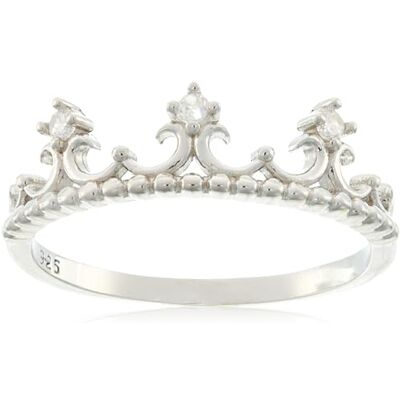 Brilio Silver Anillo Original Silver Ring Crown RI115W Circuit: 62 mm Marca Brilio Silver Anillo Original Silver Ring Crown RI115W Circuit: 62 mm Marca